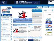 Tablet Screenshot of egyshipping.com